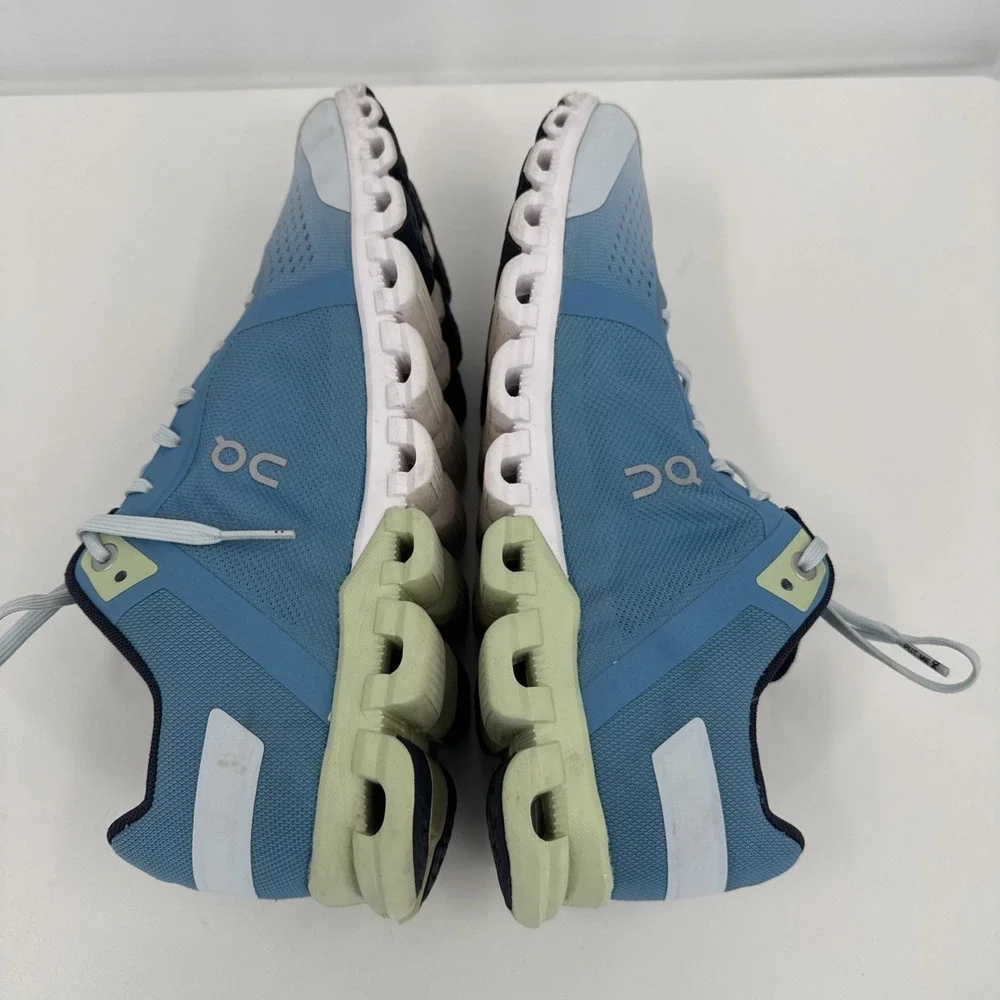On Cloudflow Women's Niagara Meadow Running Shoes Ombré‎ Blue And Green Size 8